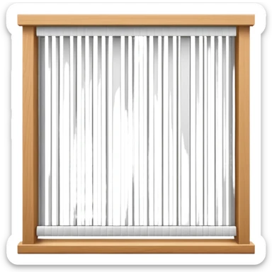 vertical venetian blinds sticker