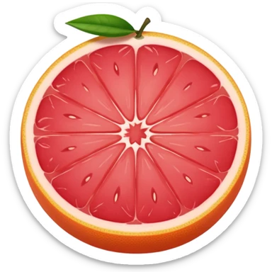 grapefruit sticker