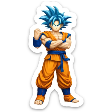 sun goku sticker