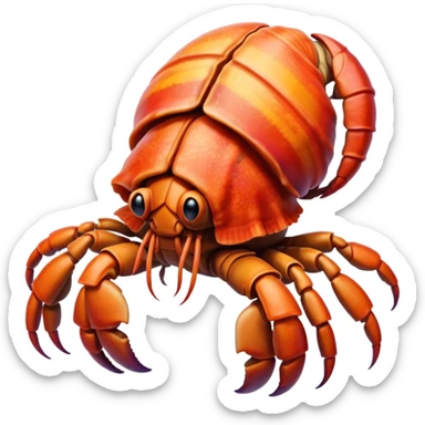 hermit crab sticker