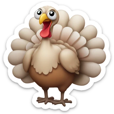 Thanksgiving Turkey sticker