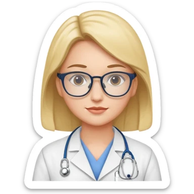 medicine worker analyst sticker