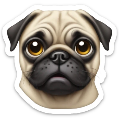 pug smelly sticker