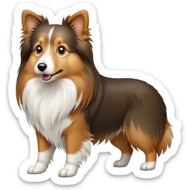 sheltie dog sticker