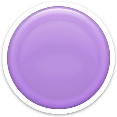 Light purple circle emoji  sticker