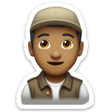 chino con raton sticker