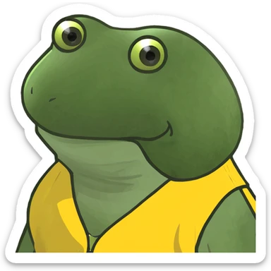 yellow safety vest sticker