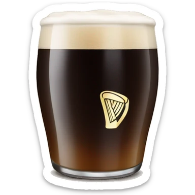 Pint of Guinness sticker