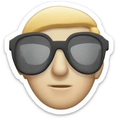 Sunglass Wirth ide reám sticker