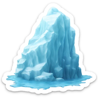 Iceberg creature sticker