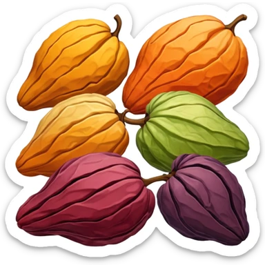a few pieces of dried fruit, minimal, simple, clear sticker