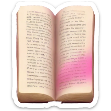 Pink Bible with highlighted scripture sticker