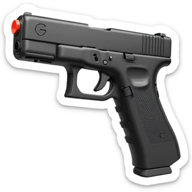 Gen 5 Glock with a Switch button on the back  sticker