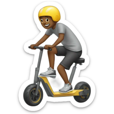 trotinette freestyle sticker