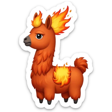 me un fuego soplando por el viento sticker