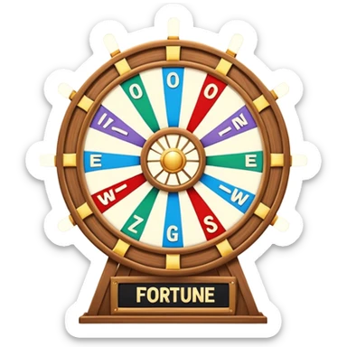   wheel of fortune letter board sticker