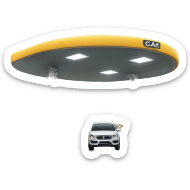 picking station from car facto sticker