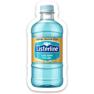 Listerine cool mint  sticker