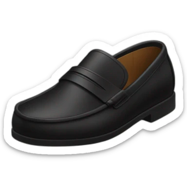  black loafer sticker