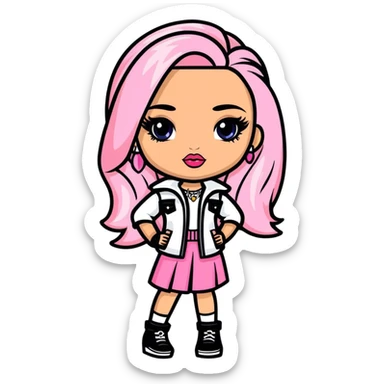 Bratz doll sticker