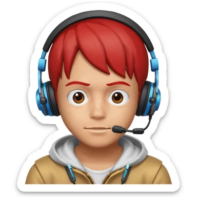 luffy qui joue à fortnite sticker