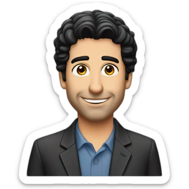 ross geller sticker