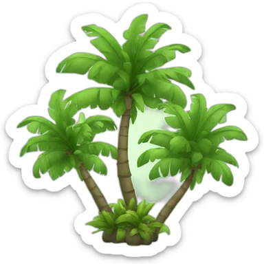 tropical sticker