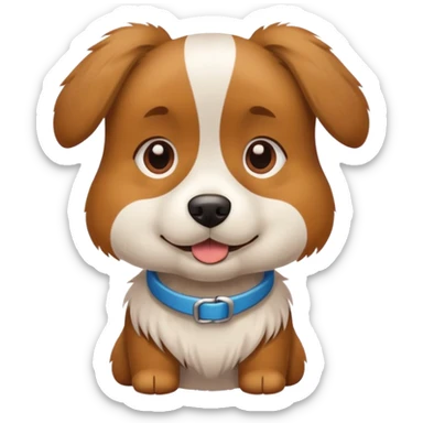 Dog with a t shirt  sticker