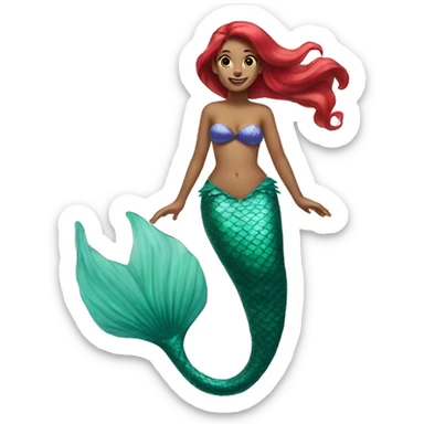 Mermaid Ariel  sticker