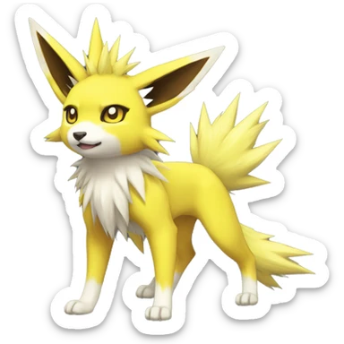 Jolteon-Renamon full body sticker