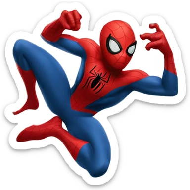 Spider-Man doing money spread sticker
