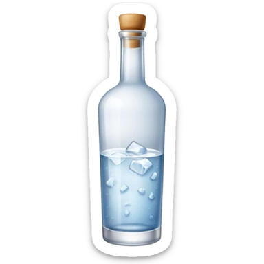 vodka bottle sticker