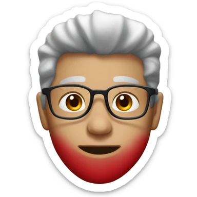 Create a deep crimson heart emoji sticker