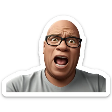 meme of a surprised boy sticker