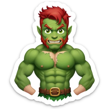 ripped leprechaun sticker