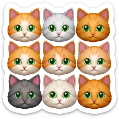 Cute kittens  sticker