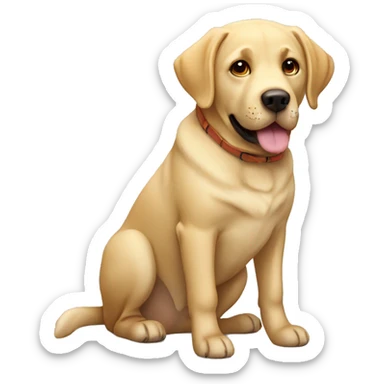 Labrador dog sticker