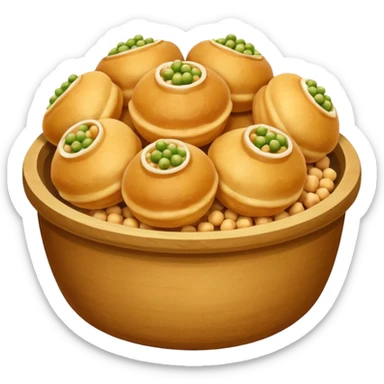Pani puri sticker