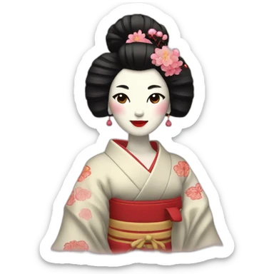 Geisha sticker