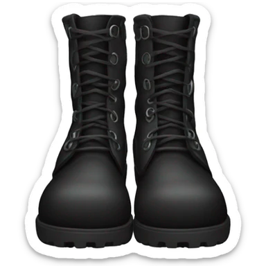 black boots sticker