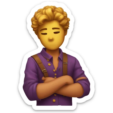 Corazon de color vino sticker