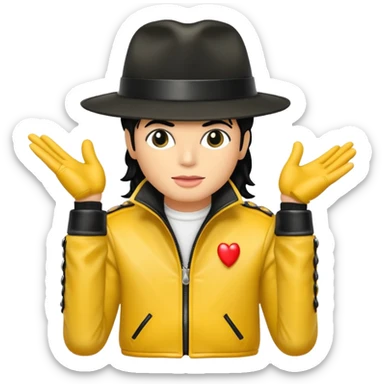 eine birne als micheal jackson verkleidet er soll eine birne sein  sticker