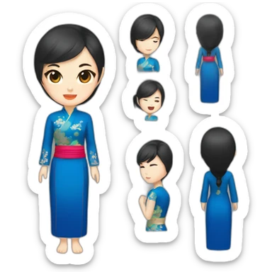 vietnamese-ao-dai sticker