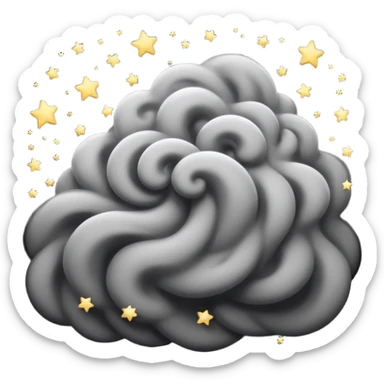 Make a fighting dust Cloud with stars sticker
