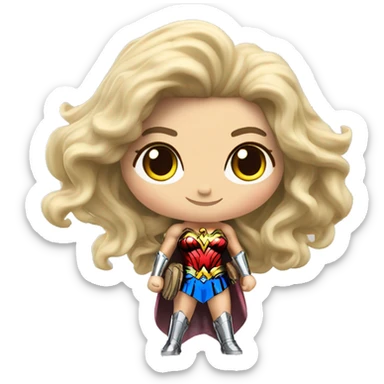  Wonder woman’s feminine features offroad capable long-travel suspension 4x4 racing no.86 hypercar  sticker