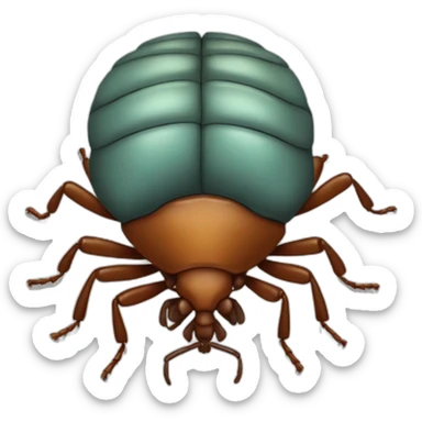 dead bedbug sticker