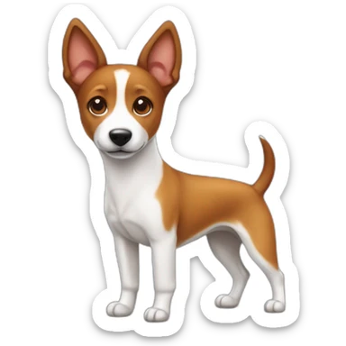 Cute little Basenji sticker
