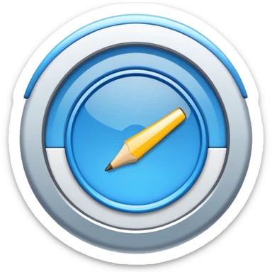 circular progress bar at 75% completion sticker