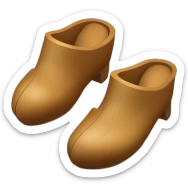 the netherlands wooden shoes sticker
