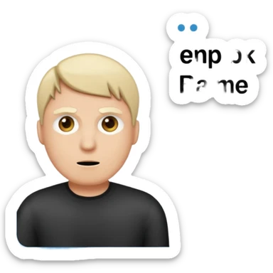 banner with words BLAME JOHN sticker